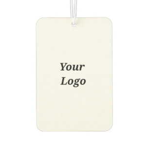 Simple minimal elegant custom logo here company c car air freshener