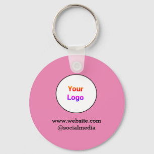 Simple minimal elegant custom logo here company  c key ring