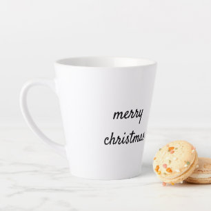 Simple minimal elegant custom logo here company c latte mug