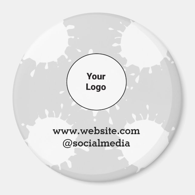 Simple minimal elegant custom logo here company  c magnet (Front)