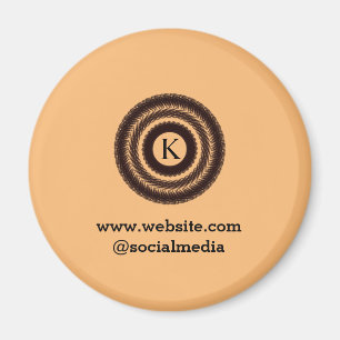 Simple minimal elegant custom logo here company c magnet