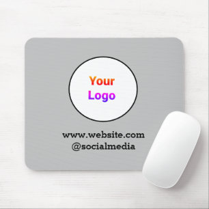 Simple minimal elegant custom logo here company c mouse pad