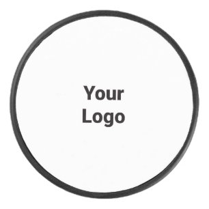 Simple minimal elegant custom logo here company cl hockey puck