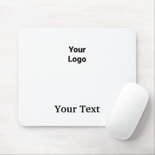 Simple minimal elegant custom logo here company cl mouse pad