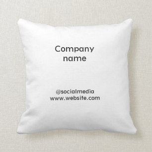 Simple minimal elegant custom logo here company  cushion