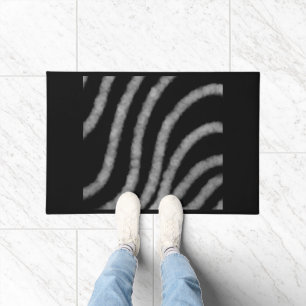 Simple minimal elegant custom logo here company d doormat