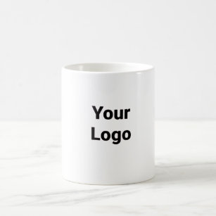 Simple minimal elegant custom logo here company  g coffee mug
