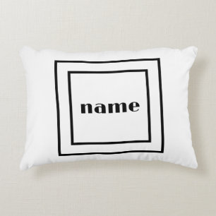 Simple minimal elegant custom logo here company g decorative cushion