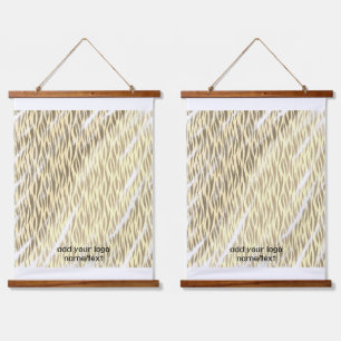 Simple minimal elegant custom logo here company  g hanging tapestry