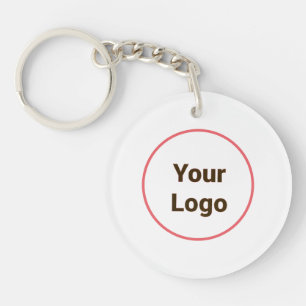 Simple minimal elegant custom logo here company  g key ring