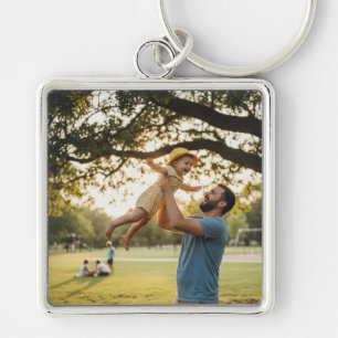 Simple minimal elegant custom logo here company g key ring