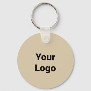 Simple minimal elegant custom logo here company g key ring