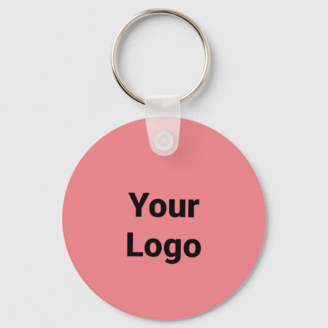 Simple minimal elegant custom logo here company  g key ring (Front)