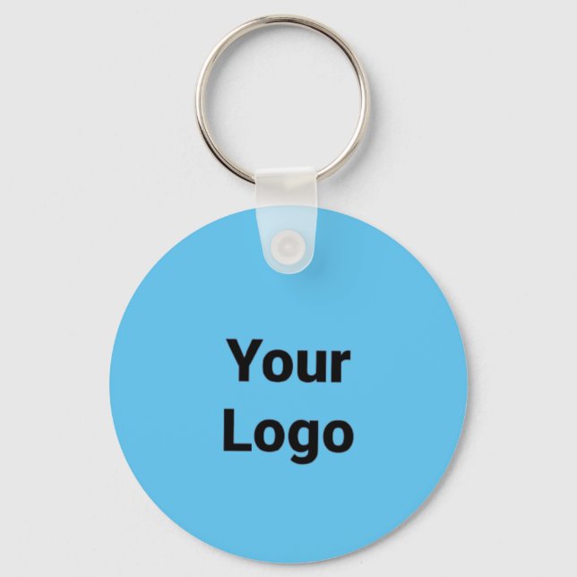 Simple minimal elegant custom logo here company  g key ring (Front)