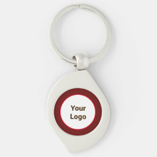 Simple minimal elegant custom logo here company g key ring