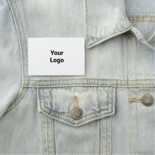 Simple minimal elegant custom logo here company  g name tag