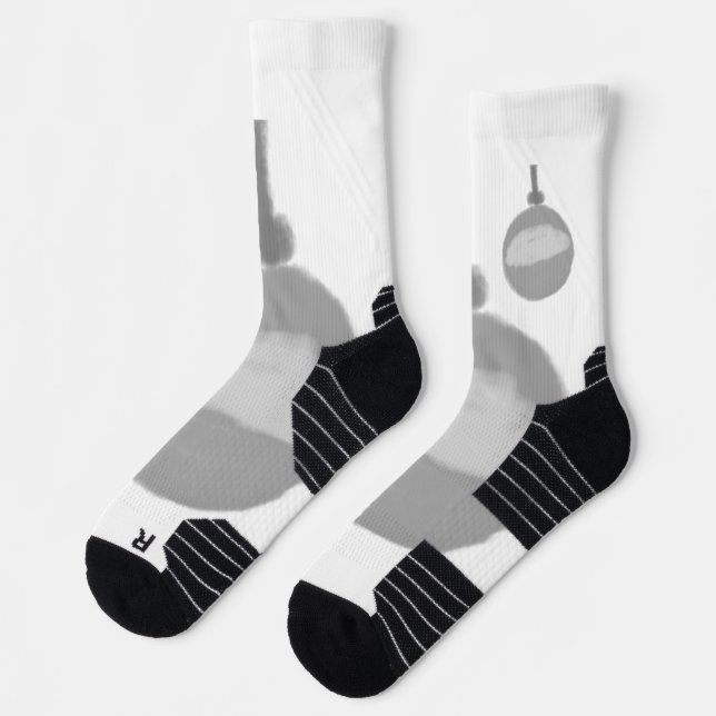 Simple minimal elegant custom logo here company  g socks (Left)