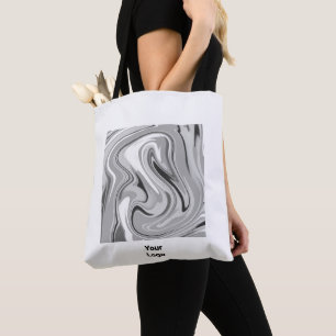 Simple minimal elegant custom logo here company g tote bag
