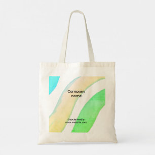 Simple minimal elegant custom logo here company g tote bag