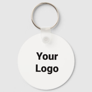 Simple minimal elegant custom logo here company  key ring