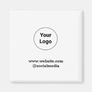 Simple minimal elegant custom logo here company  magnet