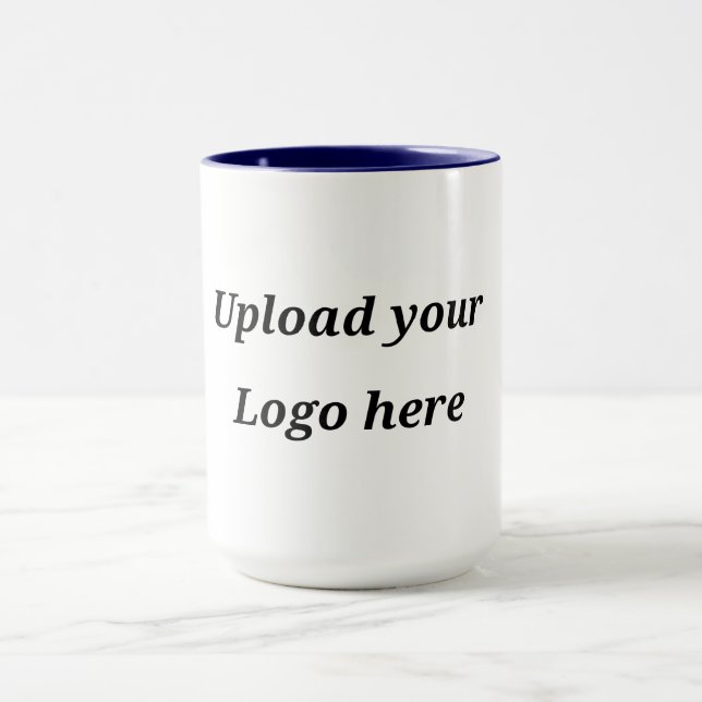 Simple minimal elegant custom logo here company    mug (Center)