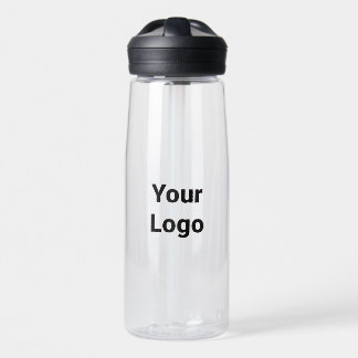 Simple minimal elegant custom logo here company ph water bottle