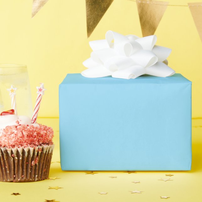 Simple minimal elegant custom logo here company ph wrapping paper (Birthday Party)