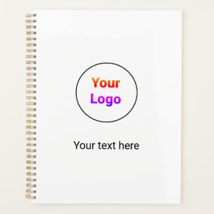 Simple minimal elegant custom logo here company planner