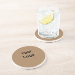 Simple minimal elegant custom logo here company  s coaster<br><div class="desc">Design</div>