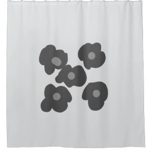 Simple minimal elegant custom logo here company t  shower curtain