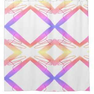 Simple minimal elegant custom logo here company t shower curtain