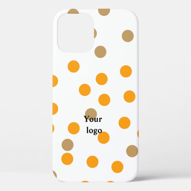 Simple minimal elegant custom logo here company th Case-Mate iPhone case (Back)