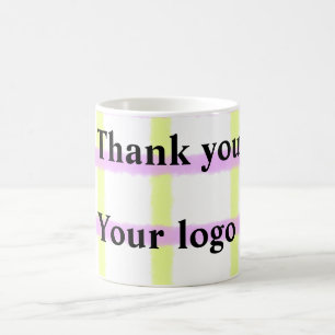 Simple minimal elegant custom logo here company th coffee mug