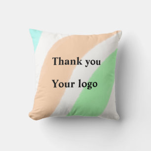 Simple minimal elegant custom logo here company th cushion