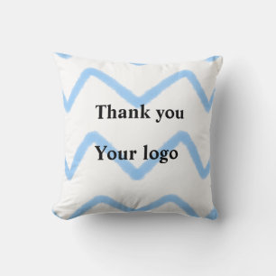 Simple minimal elegant custom logo here company th cushion
