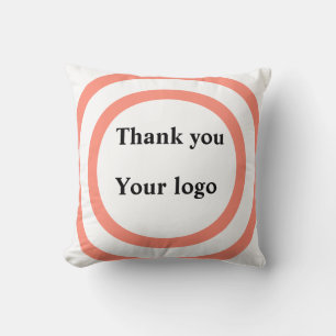Simple minimal elegant custom logo here company th cushion