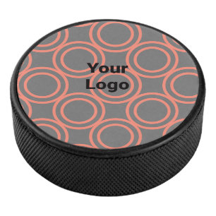 Simple minimal elegant custom logo here company th hockey puck