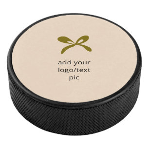 Simple minimal elegant custom logo here company th hockey puck