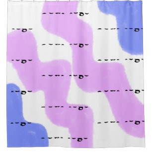 Simple minimal elegant custom logo here company th shower curtain