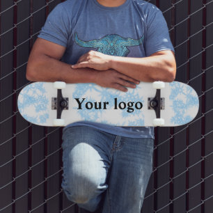 Simple minimal elegant custom logo here company th skateboard