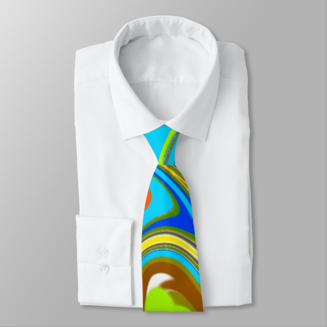 Simple minimal elegant custom logo here company th tie (Tied)