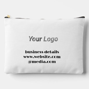 Simple minimal elegant custom logo here company wa accessory pouch