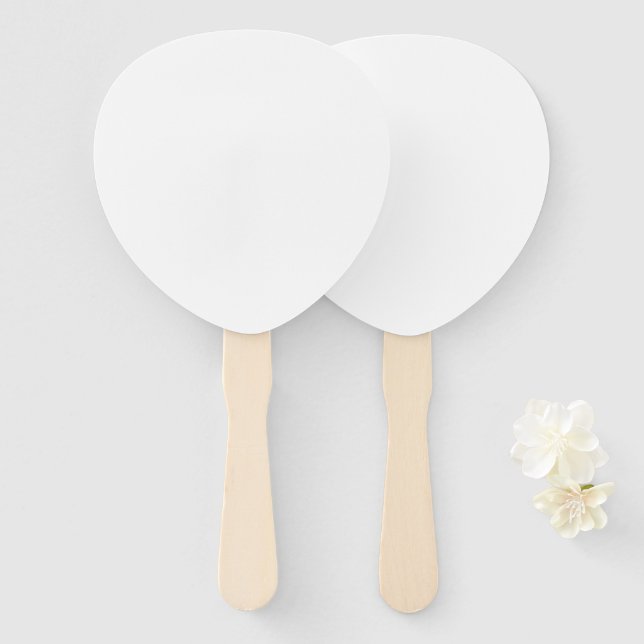Simple minimal elegant custom logo here company wa hand fan (Front and Back)