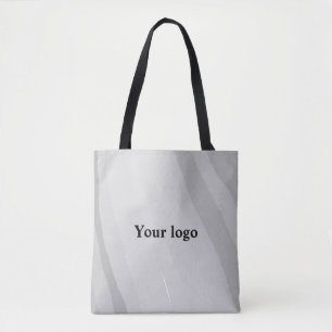 Simple minimal elegant custom logo here company wa tote bag