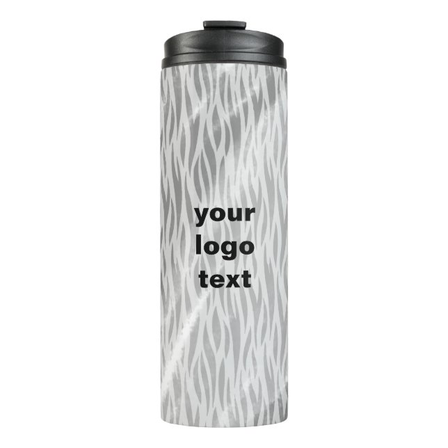 Simple minimal elegant thank you elegant custom  c thermal tumbler (Front)