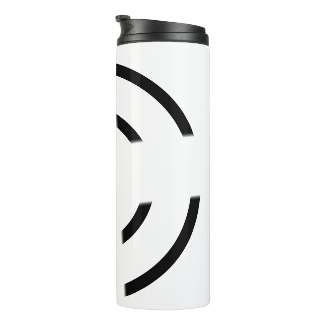 Simple minimal elegant thank you elegant custom  c thermal tumbler (Rotated Right)