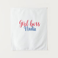 simple minimal girl boss add name text image busin