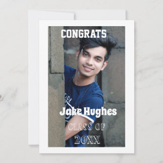Simple Minimal Graduation Invitation