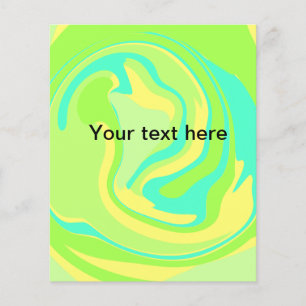 Simple minimal green watercolor glitter add text t flyer